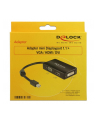 Delock Adapter mini Displayport 1.1 > VGA/HDMI/DVI pasywne 16cm czarny - nr 24