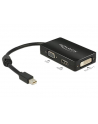 Delock Adapter mini Displayport 1.1 > VGA/HDMI/DVI pasywne 16cm czarny - nr 2