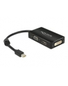Delock Adapter mini Displayport 1.1 > VGA/HDMI/DVI pasywne 16cm czarny - nr 4
