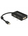 Delock Adapter mini Displayport 1.1 > VGA/HDMI/DVI pasywne 16cm czarny - nr 5