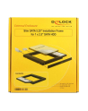 Delock Ramka montażowa Slim SATA 5.25″ -> 2.5'' SLIM 9.5mm (HDD/SSD w miejsce CD) - nr 20