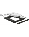 Delock Ramka montażowa Slim SATA 5.25″ -> 2.5'' SLIM 9.5mm (HDD/SSD w miejsce CD) - nr 22