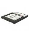 Delock Ramka montażowa Slim SATA 5.25″ -> 2.5'' SLIM 9.5mm (HDD/SSD w miejsce CD) - nr 8