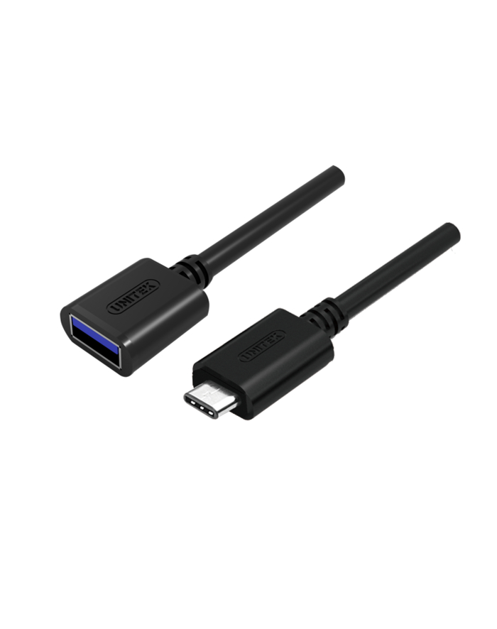 Unitek Adapter USB TYP-C DO USB AF 0,15m; Y-C476BK główny