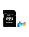 SILICON POWER 16GB, MICRO SDHC UHS-I, Class 10, with SD adapter, Color - nr 16
