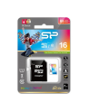 SILICON POWER 16GB, MICRO SDHC UHS-I, Class 10, with SD adapter, Color - nr 20