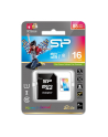 SILICON POWER 16GB, MICRO SDHC UHS-I, Class 10, with SD adapter, Color - nr 24