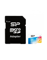 SILICON POWER 16GB, MICRO SDHC UHS-I, Class 10, with SD adapter, Color - nr 35