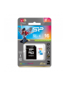 SILICON POWER 16GB, MICRO SDHC UHS-I, Class 10, with SD adapter, Color - nr 37