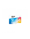 SILICON POWER 64GB, MICRO SDXC UHS-I, Class 10, with SD adapter, Color - nr 23