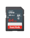 SANDISK 64GB Ultra SDHC 48MB/s Class 10 UHS-I - nr 10