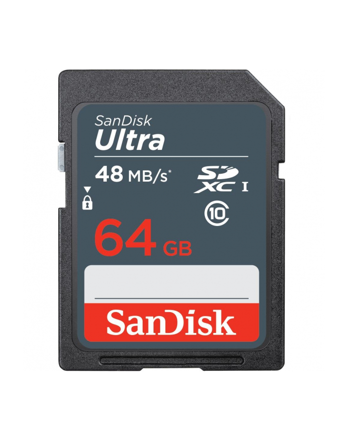 SANDISK 64GB Ultra SDHC 48MB/s Class 10 UHS-I główny