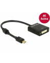 Adapter Delock displayport 1.2 MINI->DVI4K (F)(24+5) na kablu 20CM - nr 98