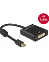 Adapter Delock displayport 1.2 MINI->DVI4K (F)(24+5) na kablu 20CM - nr 12