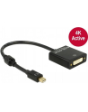Adapter Delock displayport 1.2 MINI->DVI4K (F)(24+5) na kablu 20CM - nr 211