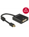 Adapter Delock displayport 1.2 MINI->DVI4K (F)(24+5) na kablu 20CM - nr 8