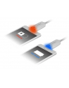KABEL USB MICRO AM-MBM5P 2.0+WSKAŹNIK ŁADOWANIA LED 1M WHITE DELOCK - nr 16