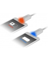 KABEL USB MICRO AM-MBM5P 2.0+WSKAŹNIK ŁADOWANIA LED 1M WHITE DELOCK - nr 21