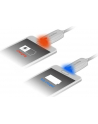 KABEL USB MICRO AM-MBM5P 2.0+WSKAŹNIK ŁADOWANIA LED 1M WHITE DELOCK - nr 26