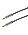 Kabel audio stereo LogiLink CA10100 3,5 mm, M/M, 1m, niebieski - nr 9