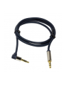 Kabel audio stereo LogiLink CA11100 3,5 mm, M/M, 1m, kąt 90° - nr 3