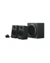 Logitech Z333 2.1 Multimedia Speakers, 40W RMS, Headphone jack: 3.5mm, Black - nr 186