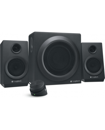 Logitech Z333 2.1 Multimedia Speakers, 40W RMS, Headphone jack: 3.5mm, Black