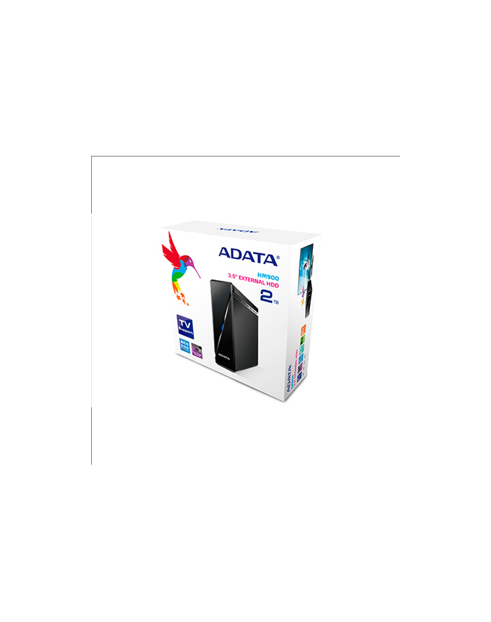 A-DATA External Hard Drive HM900 2TB 3.5'' USB3.0 Black Color box EU główny