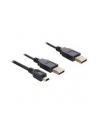 Delock kabel 2x USB 2.0 (AM) -> USB mini 5-pin, 0.3m - nr 16