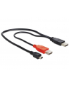 Delock kabel 2x USB 2.0 (AM) -> USB mini 5-pin, 0.3m - nr 2