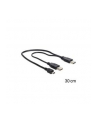 Delock kabel 2x USB 2.0 (AM) -> USB mini 5-pin, 0.3m - nr 9