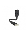 Delock kabel profilowany USB 2.0 (AM) -> USB 2.0 (AF) 0.15m - nr 11