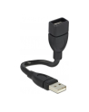 Delock kabel profilowany USB 2.0 (AM) -> USB 2.0 (AF) 0.15m - nr 15
