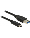 Delock Kabel USB 3.1 AM -> USB type-C Gen 2 (10GB/s) 1m Black - nr 11