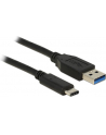 Delock Kabel USB 3.1 AM -> USB type-C Gen 2 (10GB/s) 1m Black - nr 12