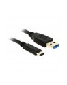 Delock Kabel USB 3.1 AM -> USB type-C Gen 2 (10GB/s) 1m Black - nr 16