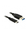 Delock Kabel USB 3.1 AM -> USB type-C Gen 2 (10GB/s) 1m Black - nr 17