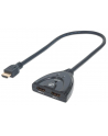 Manhattan Przełącznik HDMI 2-Portowy, HDMI 1.3, Zintegrowany Kabel - nr 1