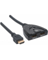 Manhattan Przełącznik HDMI 2-Portowy, HDMI 1.3, Zintegrowany Kabel - nr 23
