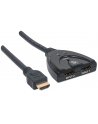 Manhattan Przełącznik HDMI 2-Portowy, HDMI 1.3, Zintegrowany Kabel - nr 37
