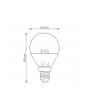 Whitenergy Żarówka LED | 10xSMD2835| B45 | E14 | 5W | 230V |zimna biała| mleczne - nr 12