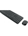 Logitech klawiatura + mysz bezprzewodowa MK235, Szare, US - nr 94