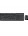 Logitech klawiatura + mysz bezprzewodowa MK235, Szare, US - nr 1