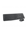 Logitech klawiatura + mysz bezprzewodowa MK235, Szare, US - nr 57