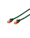 Kabel Digitus patch cord UTP, CAT.6, zielony, 0,5m, 15 LGW - nr 1