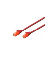Kabel Digitus patch cord UTP, CAT.6, czerwony, 0,5m, 15 LGW - nr 7