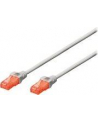 Kabel Digitus patch cord UTP, CAT.6, szary, 0,5m, 15 LGW - nr 17
