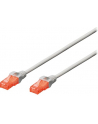 Kabel Digitus patch cord UTP, CAT.6, szary, 0,5m, 15 LGW - nr 8