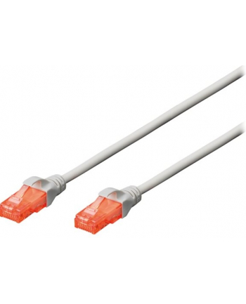 Kabel Digitus patch cord UTP, CAT.6, szary, 0,5m, 15 LGW