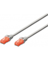 Kabel Digitus patch cord UTP, CAT.6, szary, 1,0m, 15 LGW - nr 8
